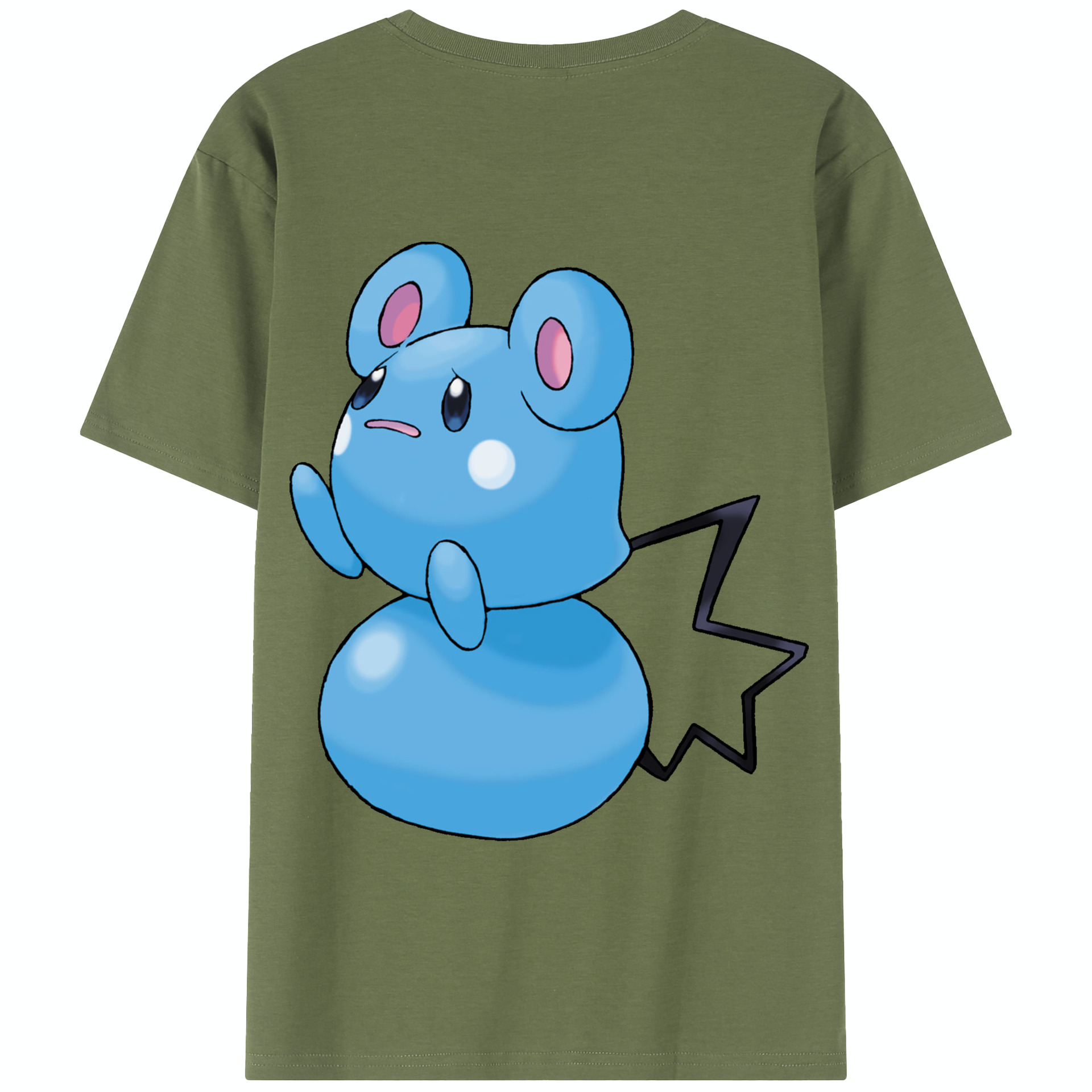 （画像用） ポケットモンスター Pokémon 綿100％半袖Tシャツ（背面プリント）
